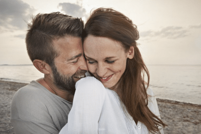 Happy couple promoting PT-141 for erectile dysfunction